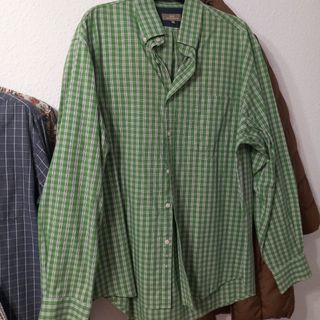 Camisa de cuadros verde Talla XL