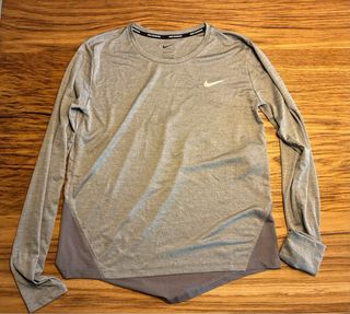 Camiseta Nike running manga larga
