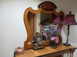 Consola recibidor espejo antigüedad