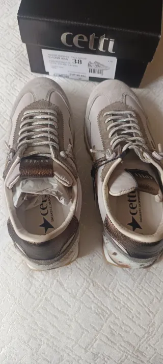Zapatillas Cetti Mujer Beige a estrenar