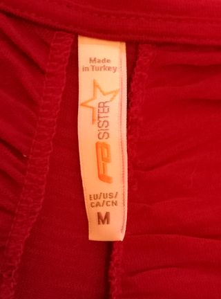 Camiseta de mujer color rojo