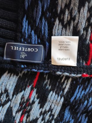 Jersey de invierno estilo nórdico + bufanda a jueg