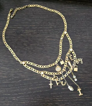 Collar vintage Iceberg. Pieza rara de varias capas