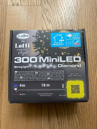 Luci LED Lotti Gold 300 MiniLED