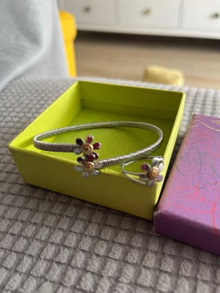 Conjunto Anillo y Pulsera Plata