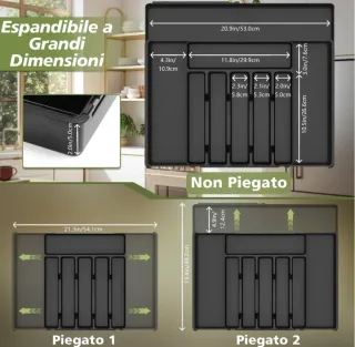 Portaposate Espandibile XXL nuovo