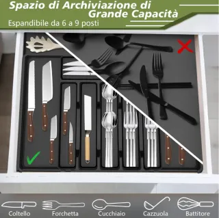 Portaposate Espandibile XXL nuovo