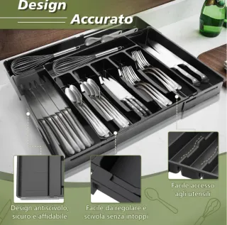 Portaposate Espandibile XXL nuovo