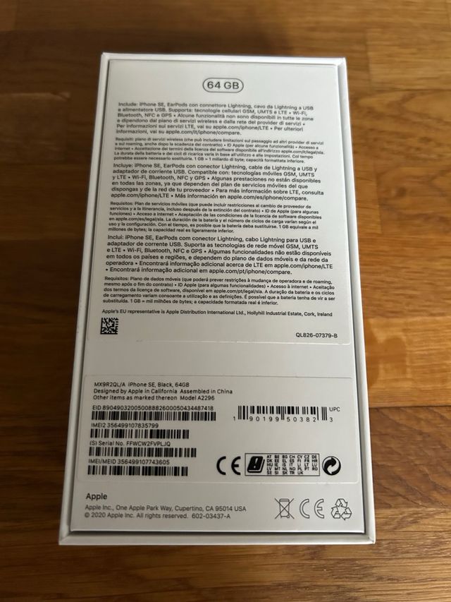 Caja iPhone SE