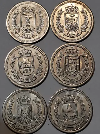 Monedas Plata Región de Murcia (16 Unidades)