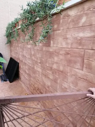 Hormigón impreso y vertical