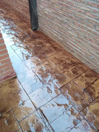 Hormigón impreso y vertical