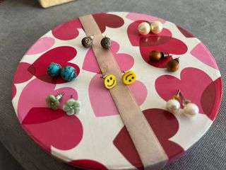 Pendientes largos madera y metal