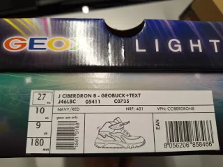 Scarpe Geox bambino blu rosse e gialle