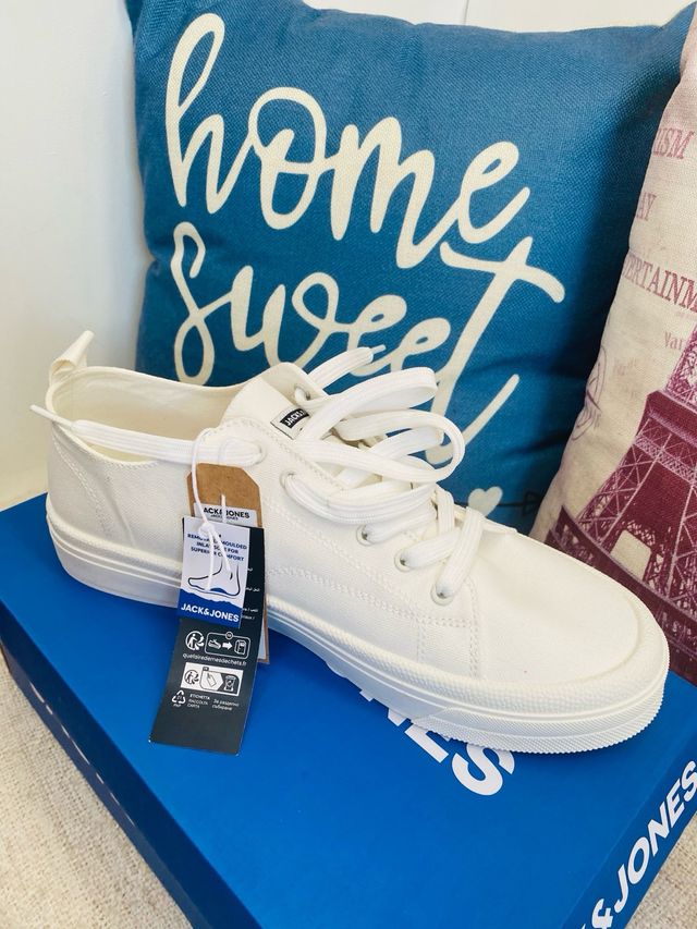 Zapatillas Jack & Jones Blancas Talla 42