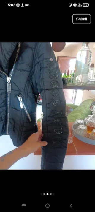 Giubbotto donna Angel Devil nero