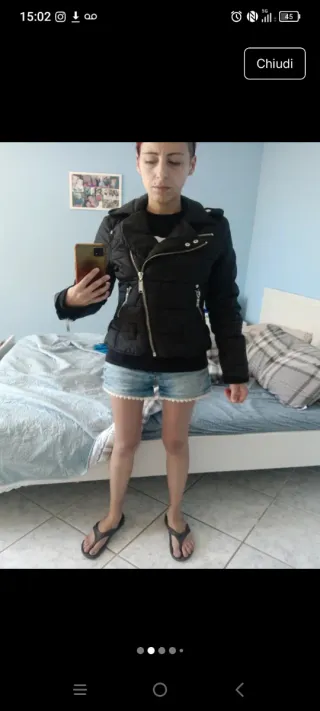 Giubbotto donna Angel Devil nero