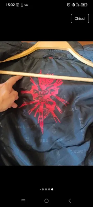 Giubbotto donna Angel Devil nero