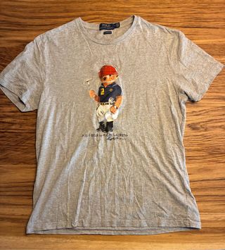 Camiseta Polo Ralph Lauren Oso Gris
