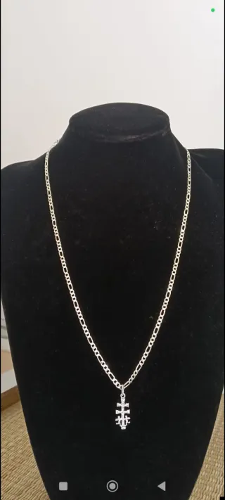 Cadena Cruz Caravaca Plata