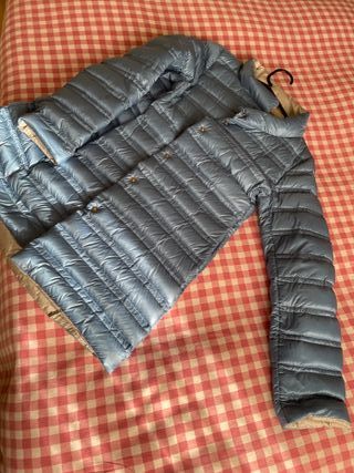 Plumas Dichi Talla 40 Azul y Plateado