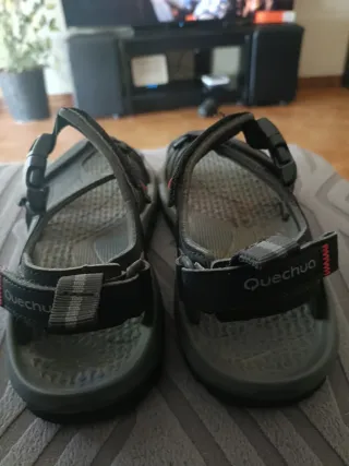 Sandalias Quechua Trekking Negro/Gris