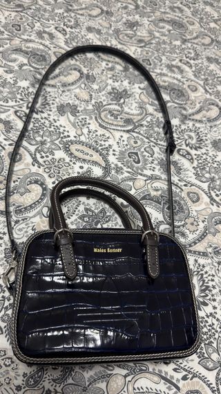 Borsa a mano Wales Bonner effetto coccodrillo