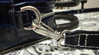 Borsa a mano Wales Bonner effetto coccodrillo