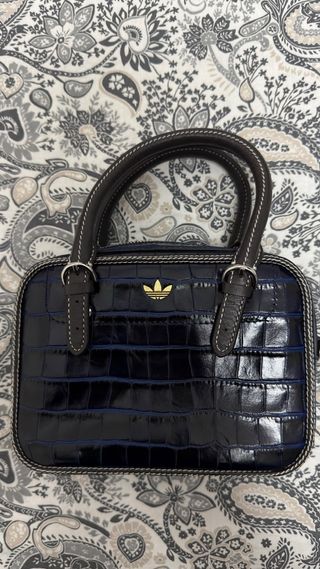 Borsa a mano Wales Bonner effetto coccodrillo