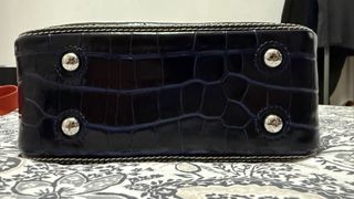 Borsa a mano Wales Bonner effetto coccodrillo