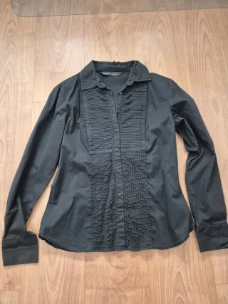 Camisa Zara Negra Mujer