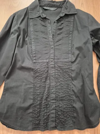 Camisa Zara Negra Mujer