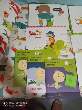 LOTE LIBROS Y CUADERNOS EDELVIVES NUEVOS – 3 AÑOS