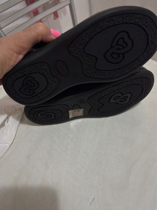 Zapatos niña  negros talla 31 medida pie 19,6