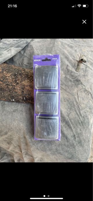 Llaves de luz Simon (Pack 3)