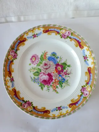 Caffettiera in porcellana floreale