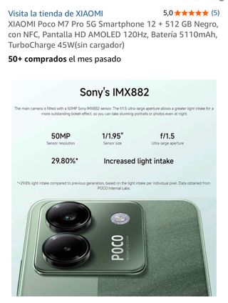 Xiaomi Poco M7 Pro 5G 12GB 512GB Nero