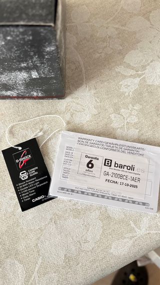 Casio GA2100BCE-1AER Negro Nuevo