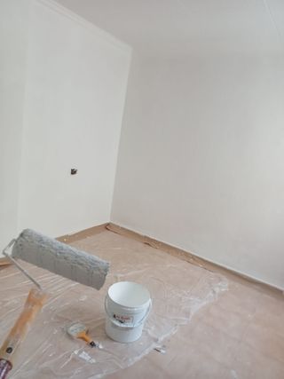 Ladrillos y sacos de cemento para obra