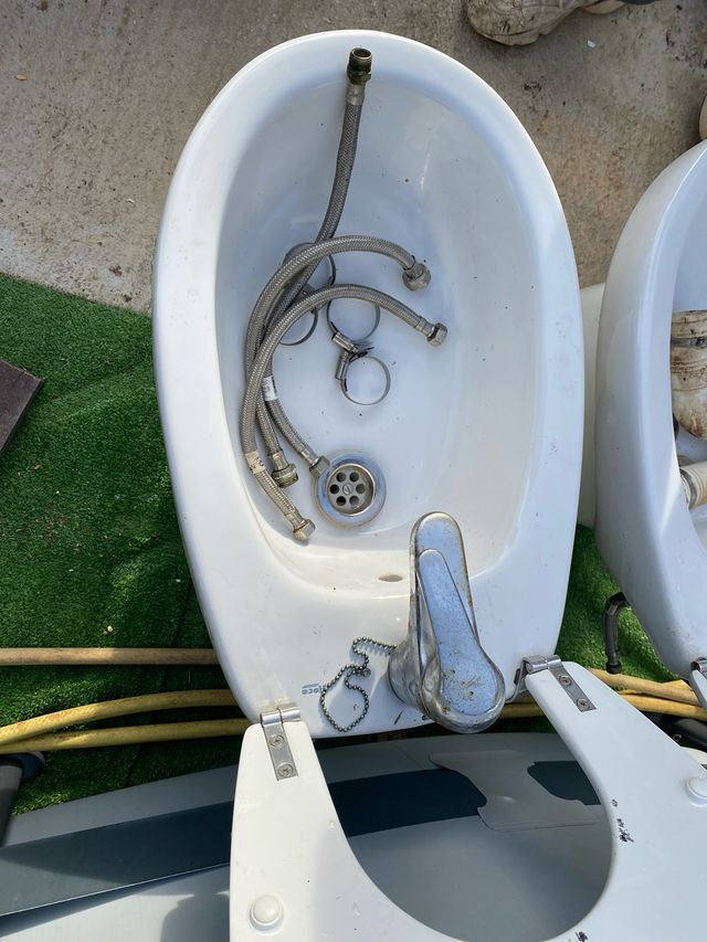 Bidets Cerámica Blancos (2 unidades)