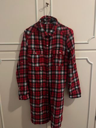 Camicione donna a quadri taglia L