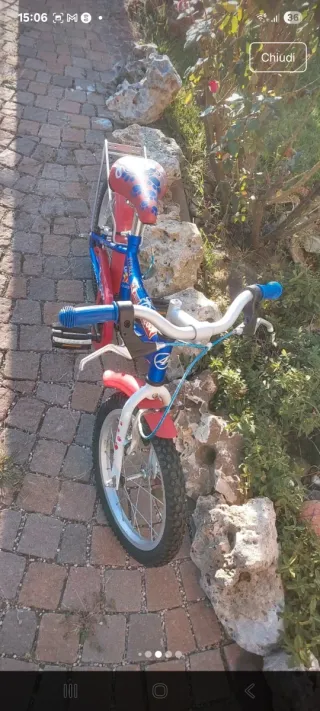 Bicicletta bimbo/a ruote raggio 16 .Come nuova