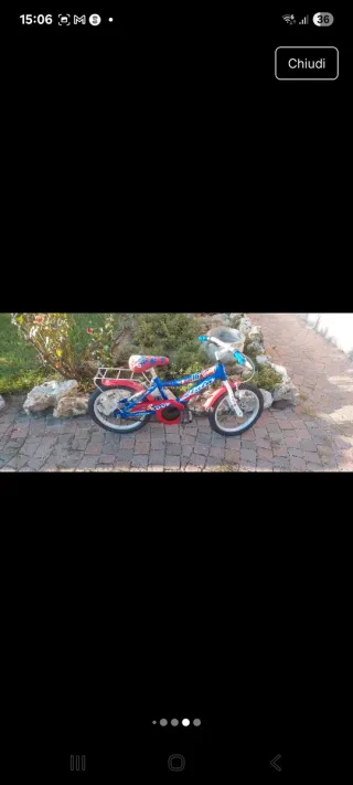 Bicicletta bimbo/a ruote raggio 16 .Come nuova