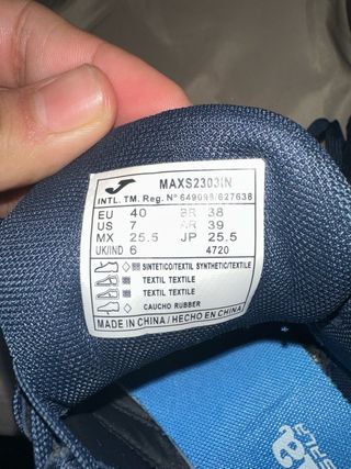 Zapatillas Fútbol Sala Joma Maxima Azul