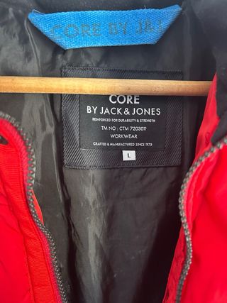 Chaqueta Jack & Jones Roja Talla L