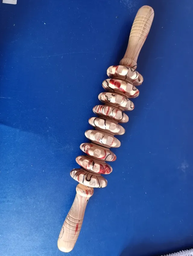 Ruota di legno per massaggi