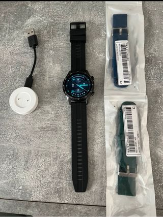 Huawei Watch GT 2 Negro + Correas Azul y Verde