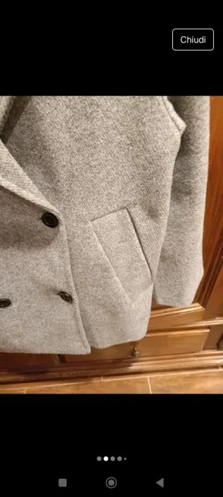 Cappotto donna grigio taglia XS