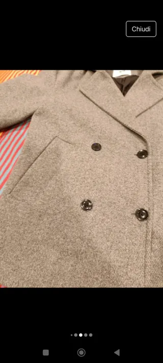 Cappotto donna grigio taglia XS