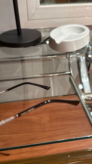 Gafas de sol Jimmy Choo negras y doradas